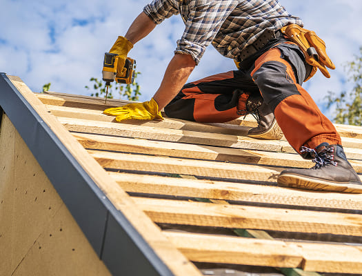 Installation couverture